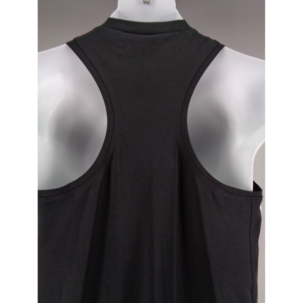 Adidas Black Racerback 3 Stripe Essential Dress Size XL New - Picture 9 of 14